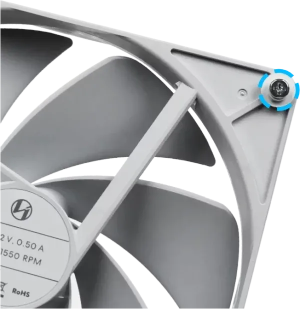 Lian Li LANCOOL 217 White Case - 170mm ARGB front fans, wood panels, USB Type-C Port, Tempered Glass Side Panel 55 217 28 600x617 2