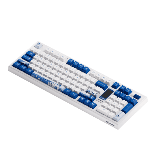 AKKO 5098B Santorini Keyboard - 98%, TFT LCD screen, Multi-modes, Gasket mount, PBT Dye-Sub Keycaps, Hotswap, 8000mAh