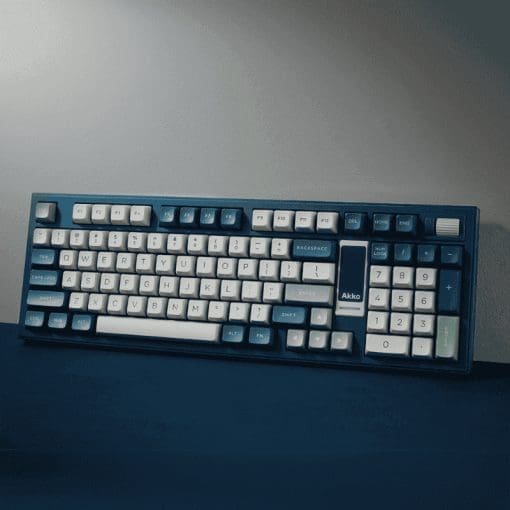 AKKO 5098B Ink Green Keyboard - 98%, TFT LCD screen, Multi-modes, Gasket mount, PBT Dye-Sub Keycaps, Hotswap, 8000mAh