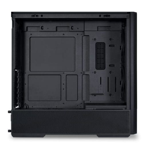 LANCOOL 207 Digital Black Case - 6.5" LCD Screen, 2x140mm PWM front, 2x120mm PWM bottom fans pre-Installed