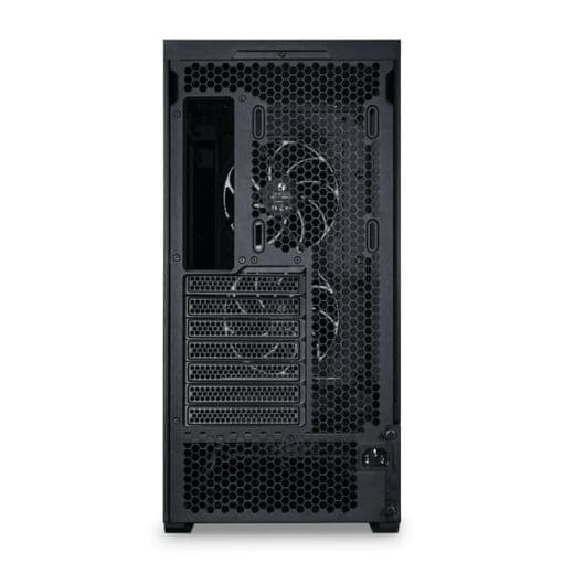 LANCOOL 207 Digital Black Case - 6.5" LCD Screen, 2x140mm PWM front, 2x120mm PWM bottom fans pre-Installed
