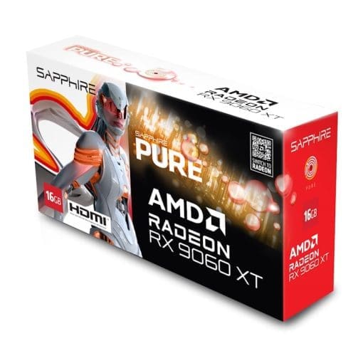 SAPPHIRE PURE AMD Radeon™ RX 9060XT GAMING OC 16GB Graphics Card