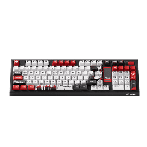 AKKO 5098B The King’s Avatar Ye Xiu Keyboard - 98%, TFT LCD screen, Multi-modes, Gasket mount, PBT Dye-Sub Keycaps, Hotswap, 8000mAh