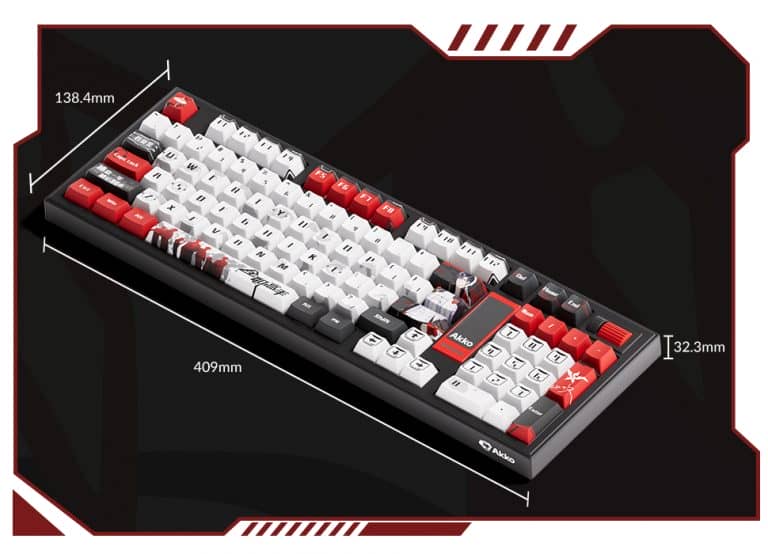 AKKO 5098B The King’s Avatar Ye Xiu Keyboard - 98%, TFT LCD screen, Multi-modes, Gasket mount, PBT Dye-Sub Keycaps, Hotswap, 8000mAh 42 The Kings Avatar 5098B – Ye Xiu XQ CC 768x554 1