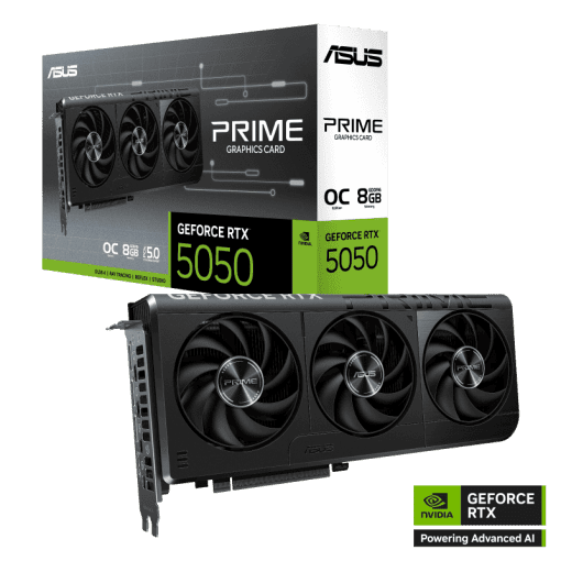 ASUS PRIME GeForce RTX 5050 OC 8GB GDDR6 (PRIME-RTX5050-O8G) Graphics Card